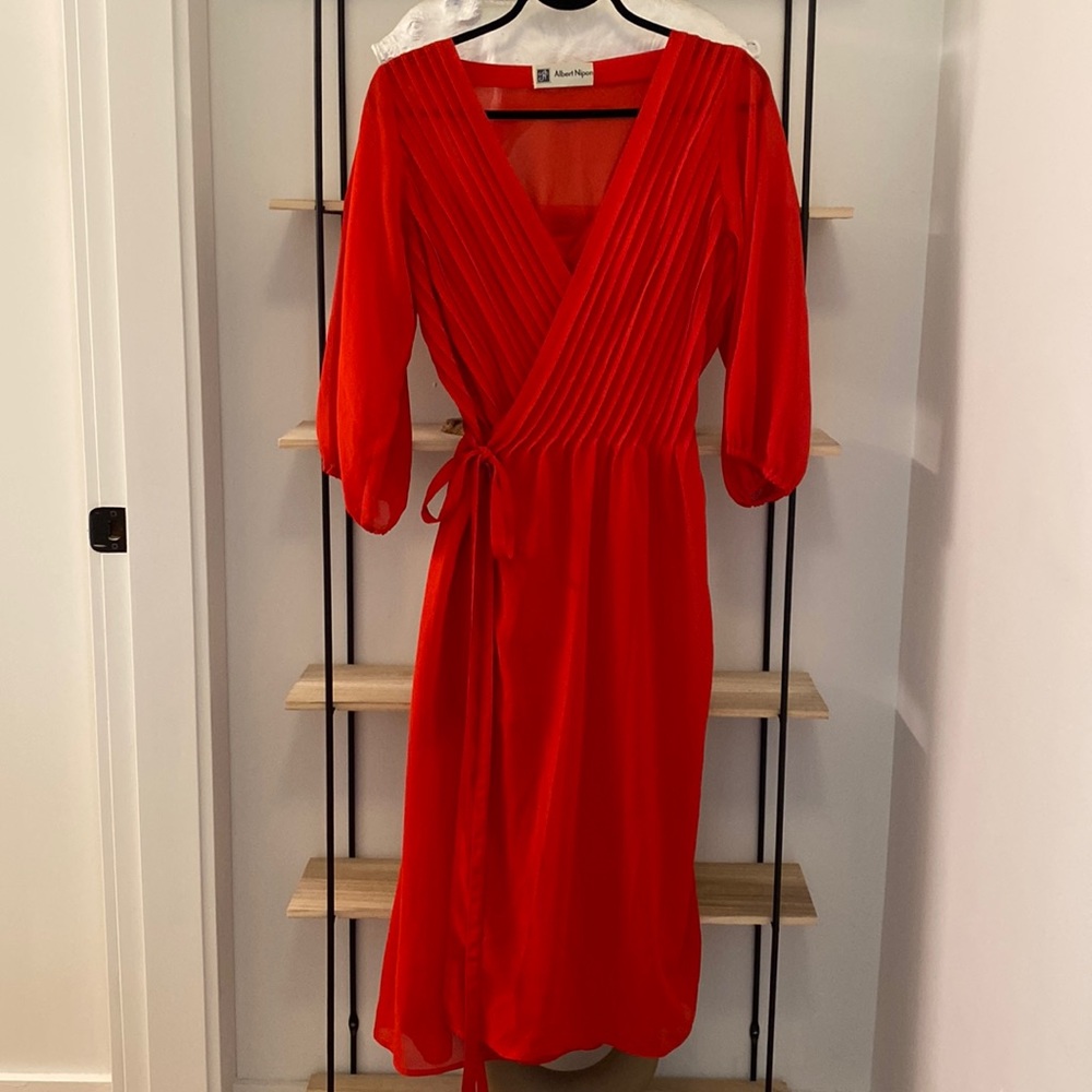 VINTAGE ✨ Albert Nipon wrap dress